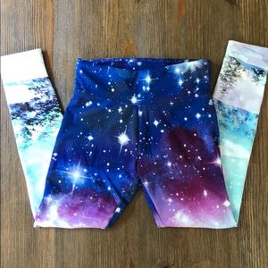 Justice size 7 galaxy legging